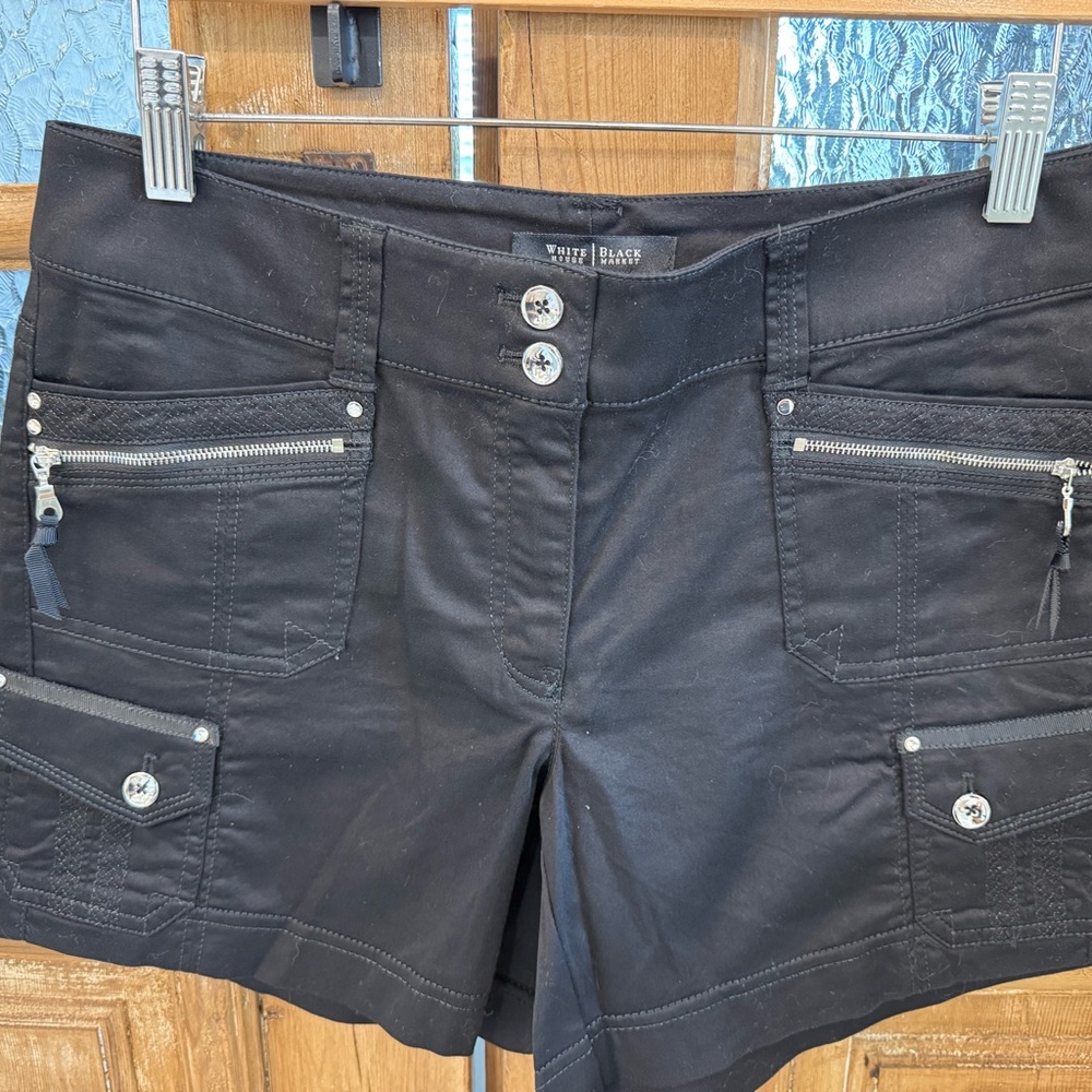 White House Black Market Women's Black Shorts